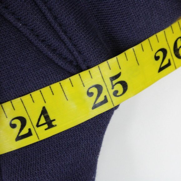 Paladin Hoodie Sweatshirt Mens Navy Blue Pullover Ombac Rugby Logo Cotton XL - Picture 9 of 10